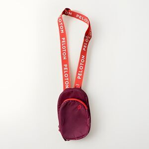 Peloton Everywhere Belt Bag Maroon Red 5.5x8.5
